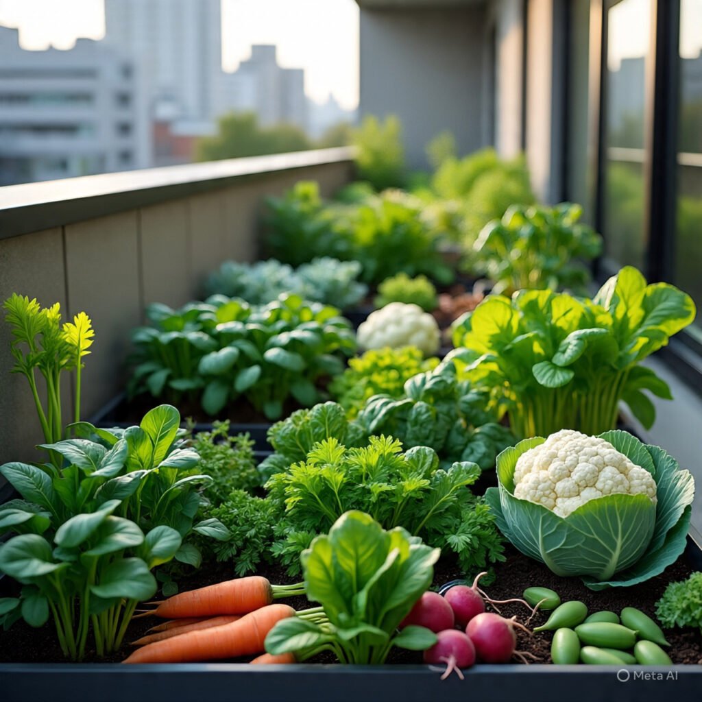 10 Best winter vegetables to grow in January at home in an Indian balcony and terrace garden