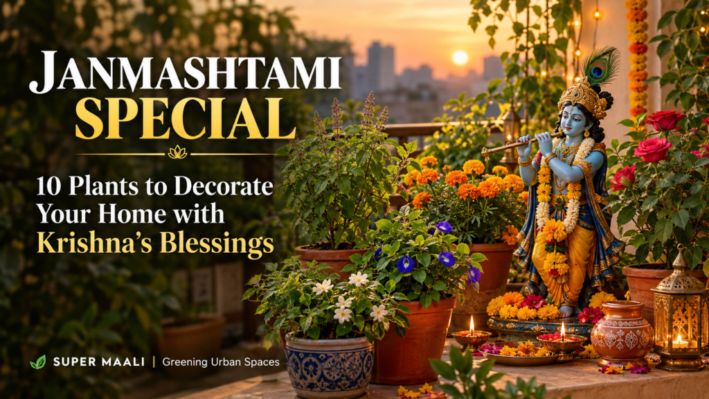 Janmashtami Special – 10 plants to decorate your home with Krishna’s blessings