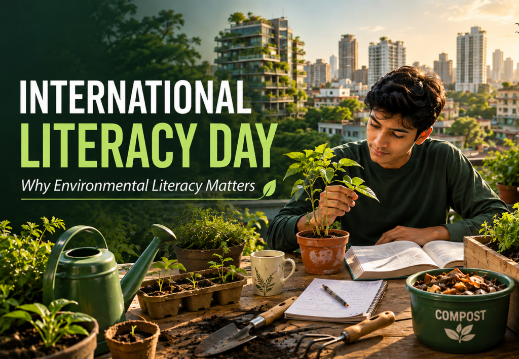 International Literacy Day – environmental literacy through urban gardening and sustainable green spaces